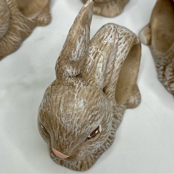 Napkin Ring Holder Bunny Rabbit Rustic - Picture 6 of 9